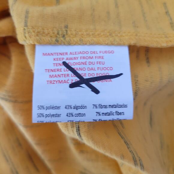 NEW Soft Surroundings Coral Triangle Tee Artisan Gold Embroidered Women XS - Picture 12 of 12